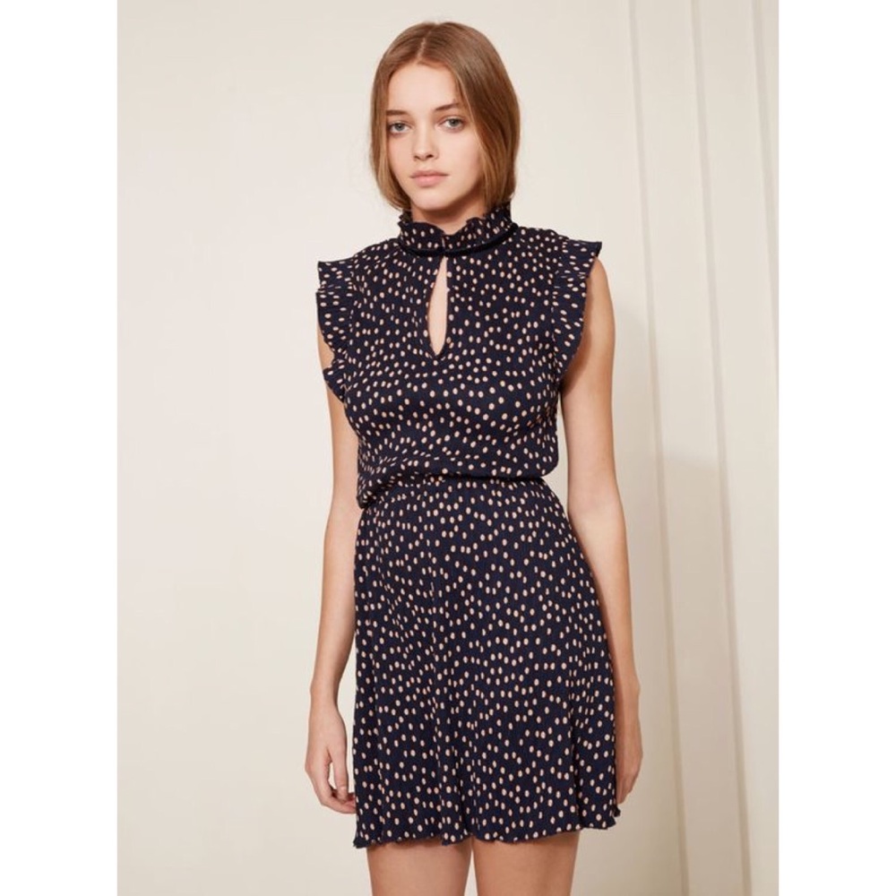The Fifth Label Blue Atlanta Polka Dot Dress NWT